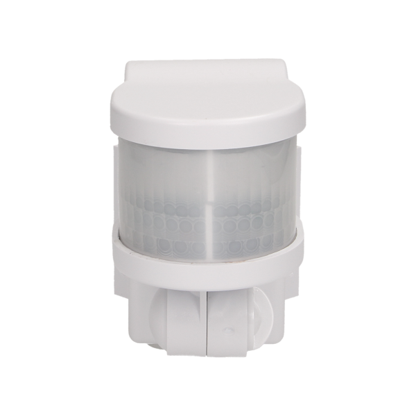 Czujnik ruchu rogowy, 2 sensory 270°, IP44, biały *