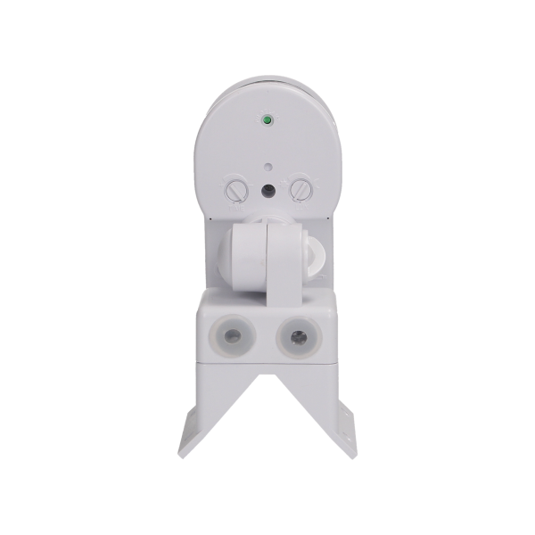 Czujnik ruchu rogowy, 2 sensory 270°, IP44, biały *