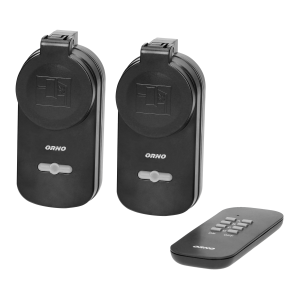 Outdoor wireless sockets with remote control, 2+1, IP44, Schuko