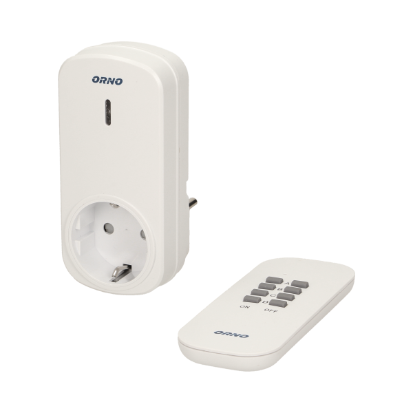 Wireless socket with remote control, 1+1
