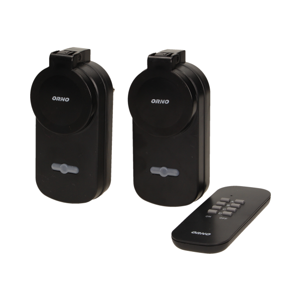 Set of outdoor wireless sockets with remote control, 2+1
