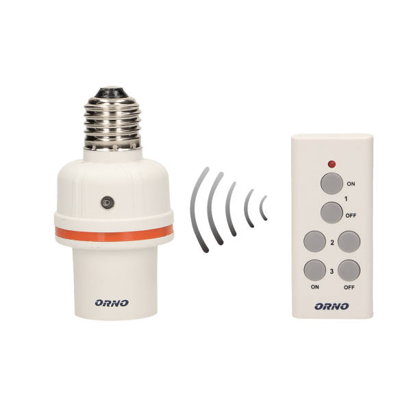 Wireless remote control lamp holder