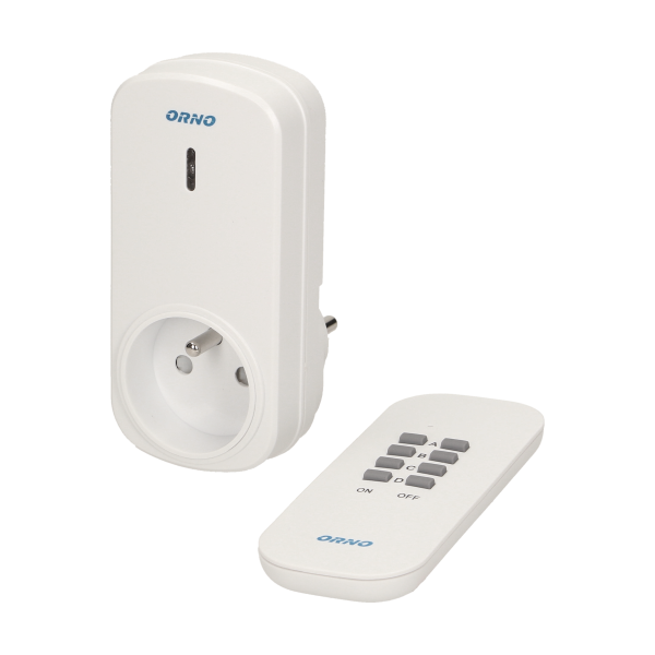 Wireless socket with remote control, 1+1