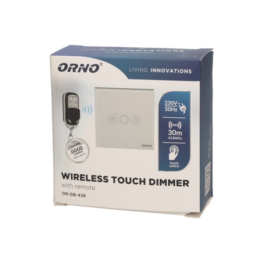 Wireless touch dimmer with remote control 3+1