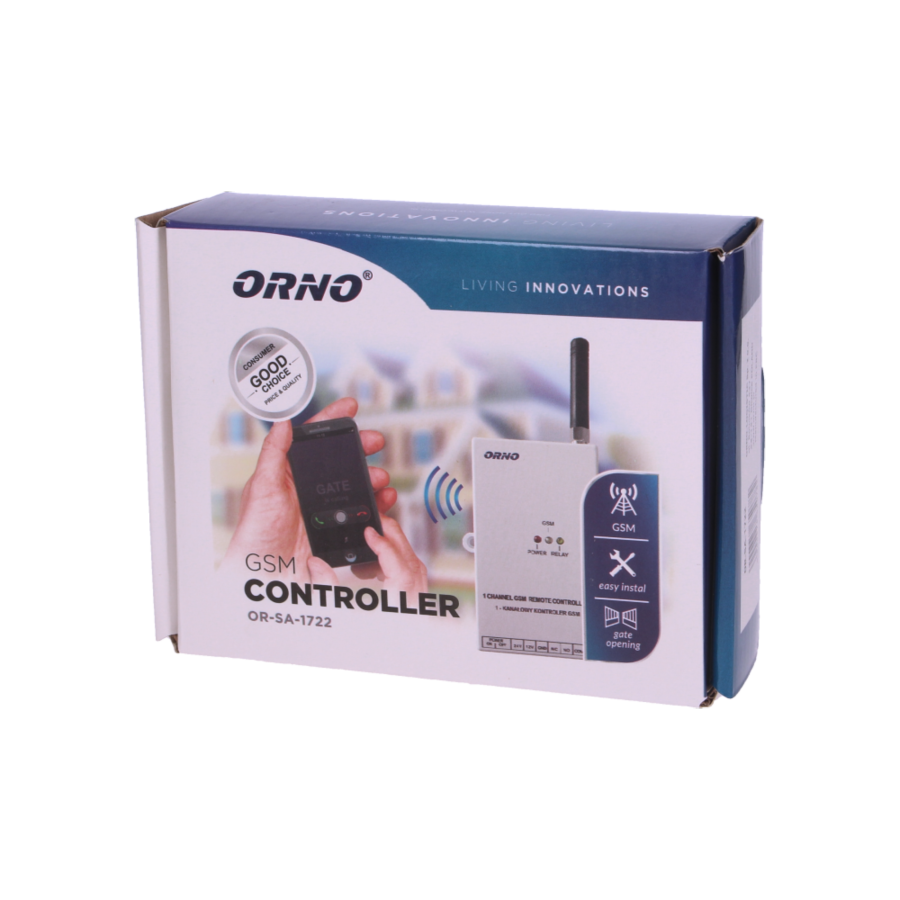 GSM controller for gate control