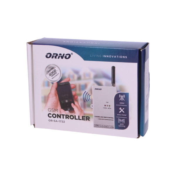 GSM controller for gate control