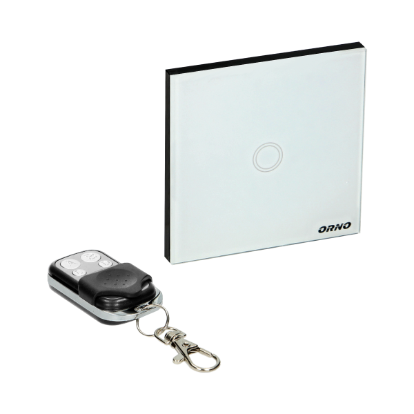 Wireless, 1 gang touch switch with remote control