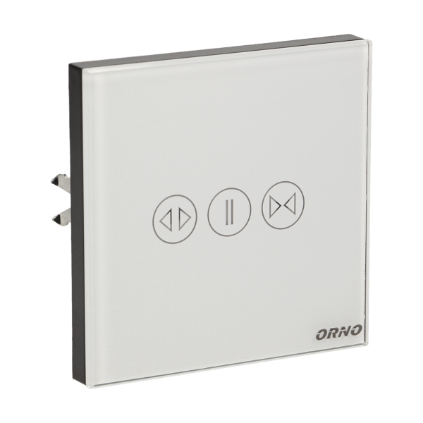 Wireless, touch curtain switch with remote control