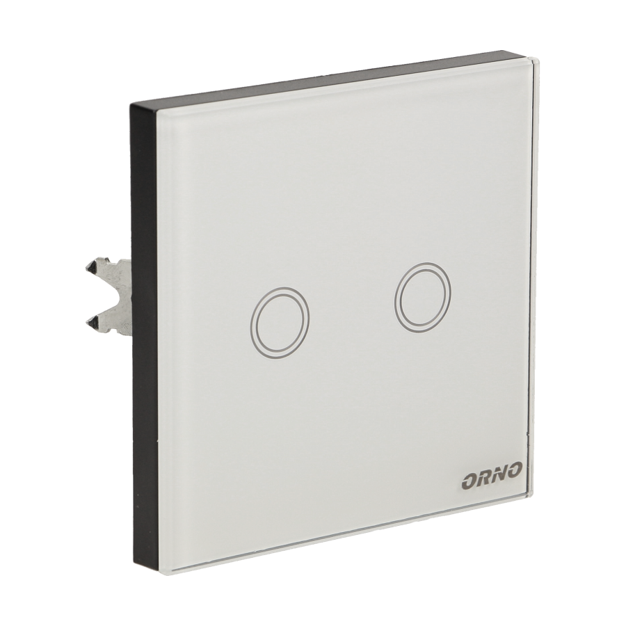 Bezprzewodowy, podwójny, dotykowy wyłącznik światła sterowany pilotem *