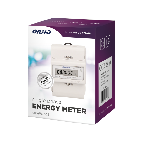 1-phase energy meter, 80A