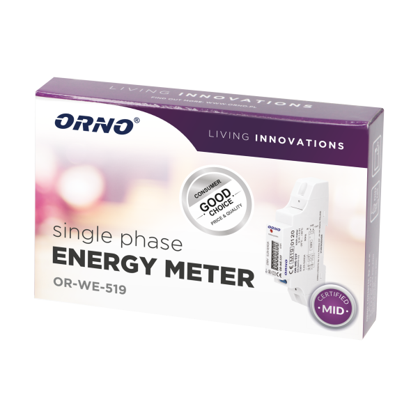 1-phase energy meter with MID, 40A