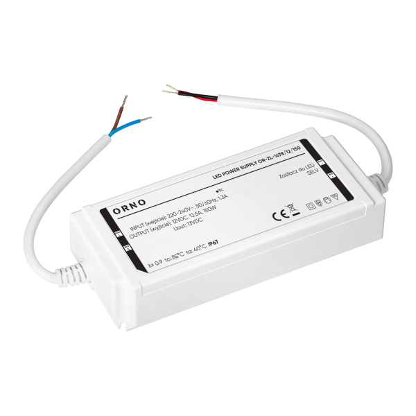 Zasilacz LED , hermetyczny, 12V, 150W, IP67, plastikowa obudowa Zasilacz LED , hermetyczny, 12V, 150W, IP67, plastikowa obudowa