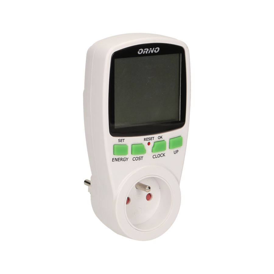 Dual tariff power meter with LCD display