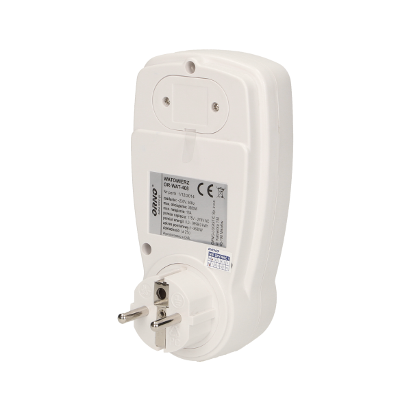 Dual tariff power meter with LCD display