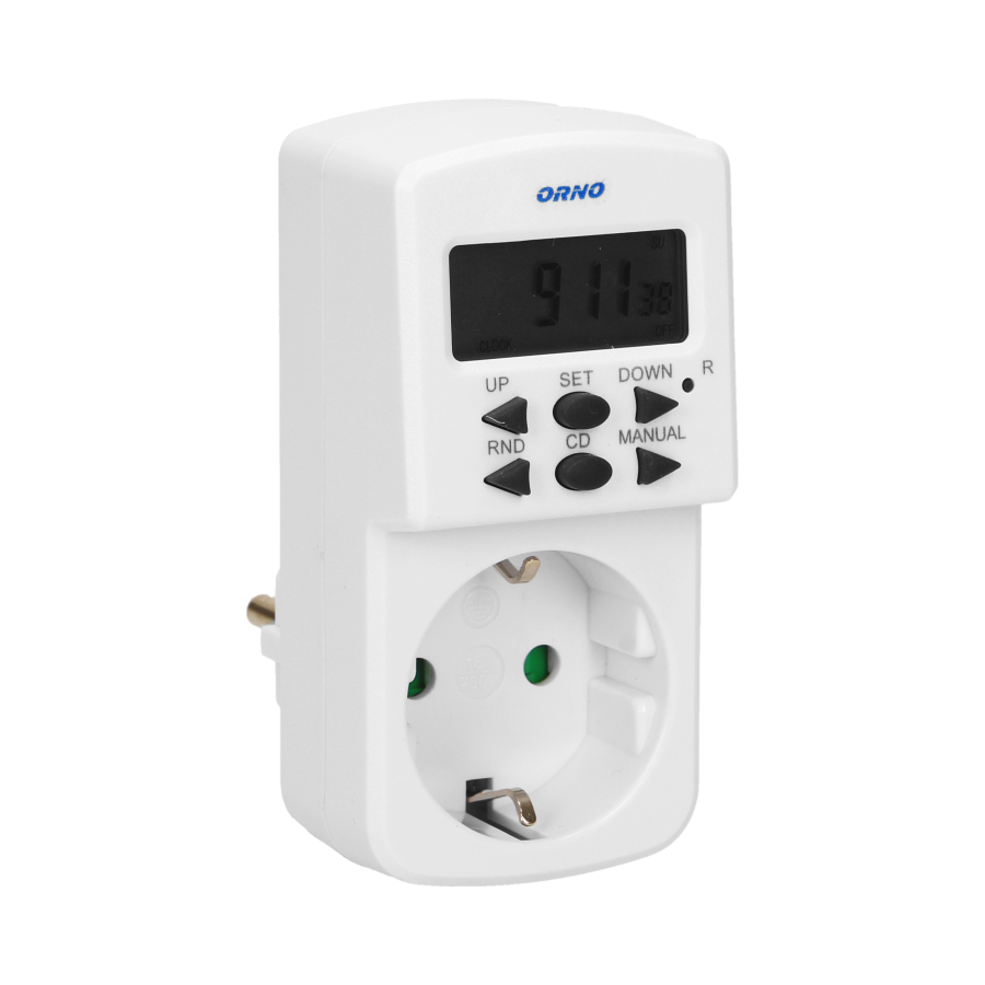 24 hours mechanical timer, schuko