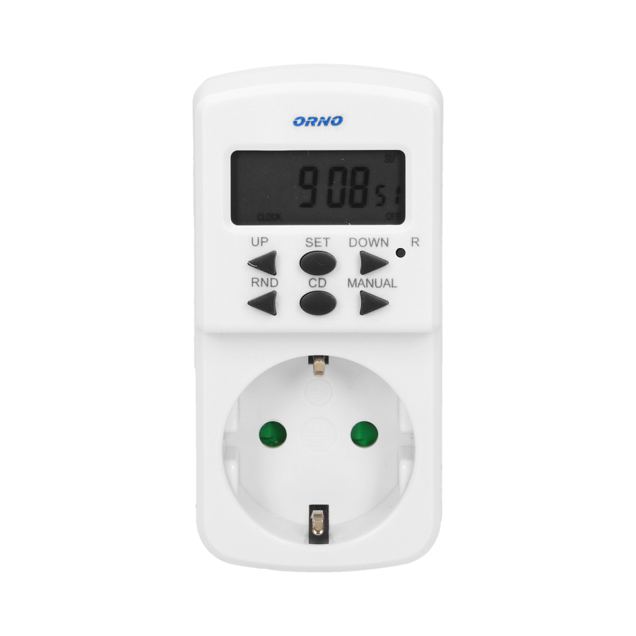 24 hours mechanical timer, schuko