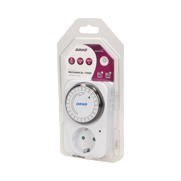 24 hours mechanical timer, schuko