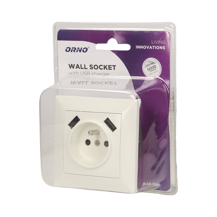 Electric socket with USB charger