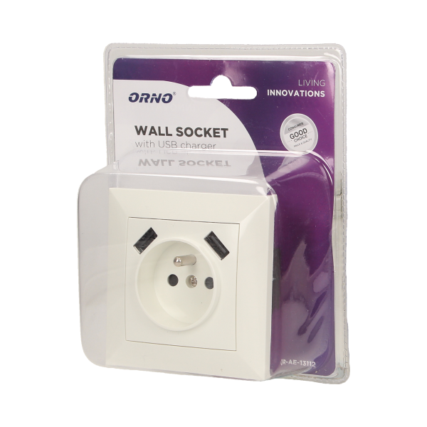 Electric socket with USB charger