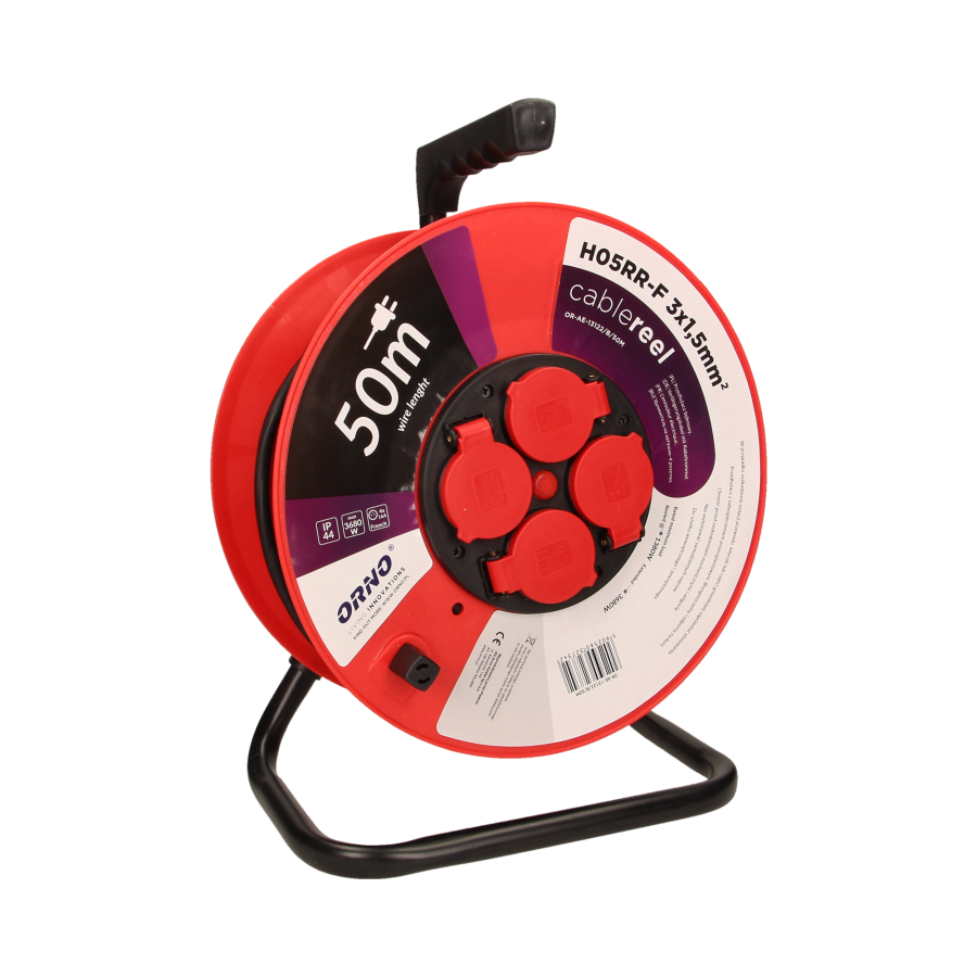 Cable reel, 16A, 50m