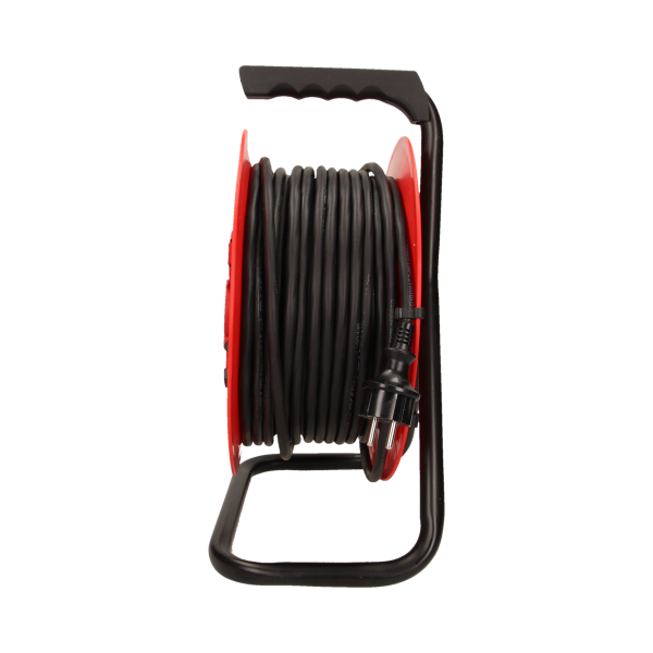 Przedłużacz bębnowy hermetyczny, guma H05RR-F 3x1,5mm² - 50m, 4x2P+Z, IP44