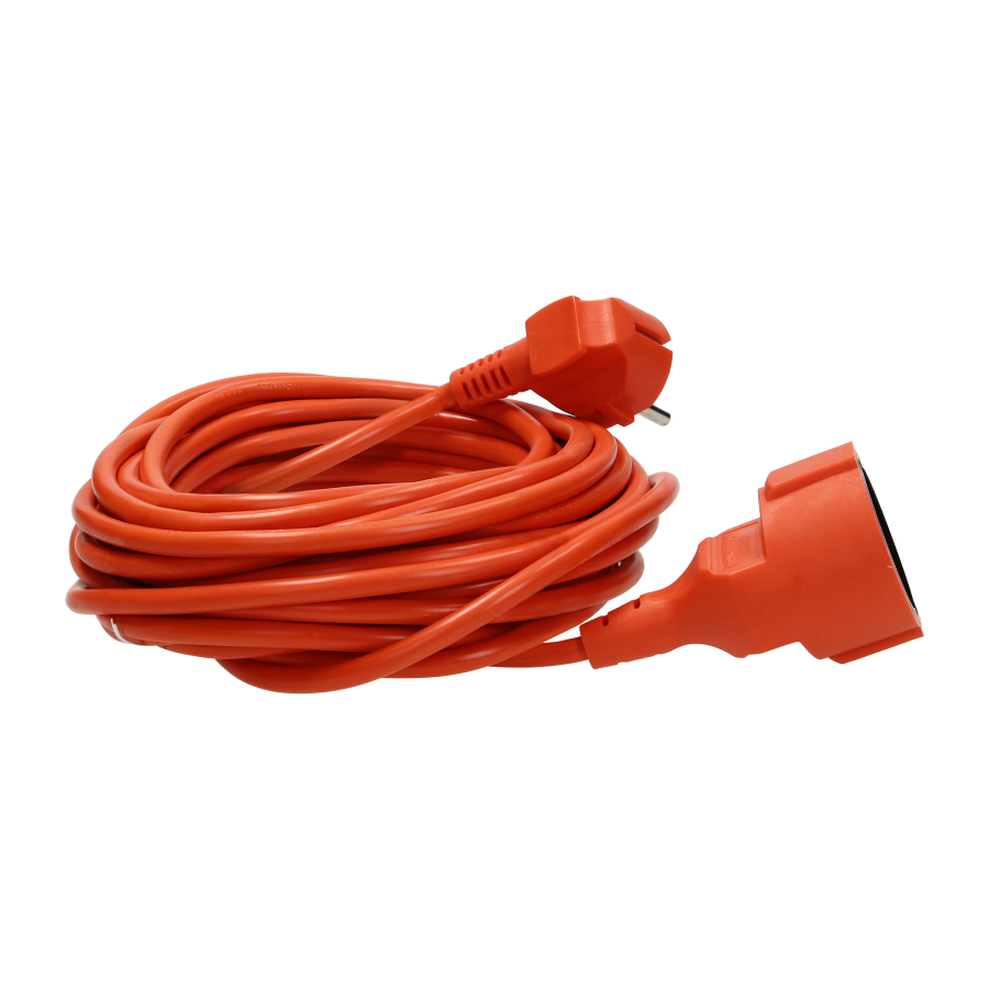 Przedłużacz ogrodowy jednogniazdowy, Schuko, PVC 3x1mm², długość 10m