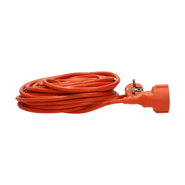 Garden extension cord with 1 Schuko socket, PVC 3x1mm², 50m long