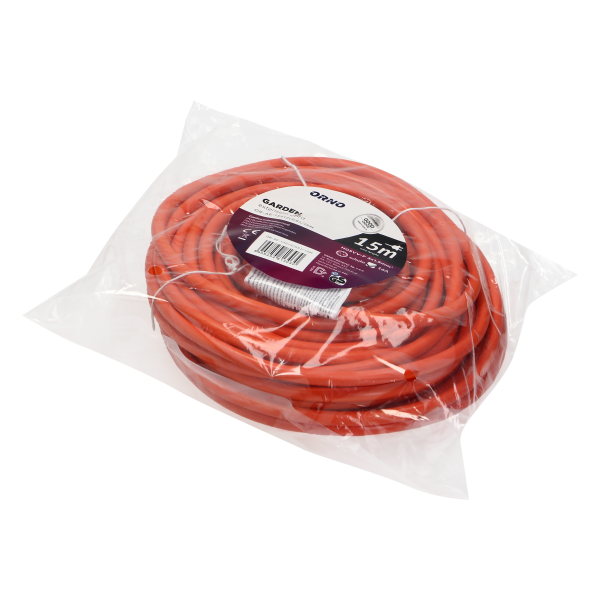 Garden extension cord with 1 Schuko socket, PVC 3x1mm², 50m long
