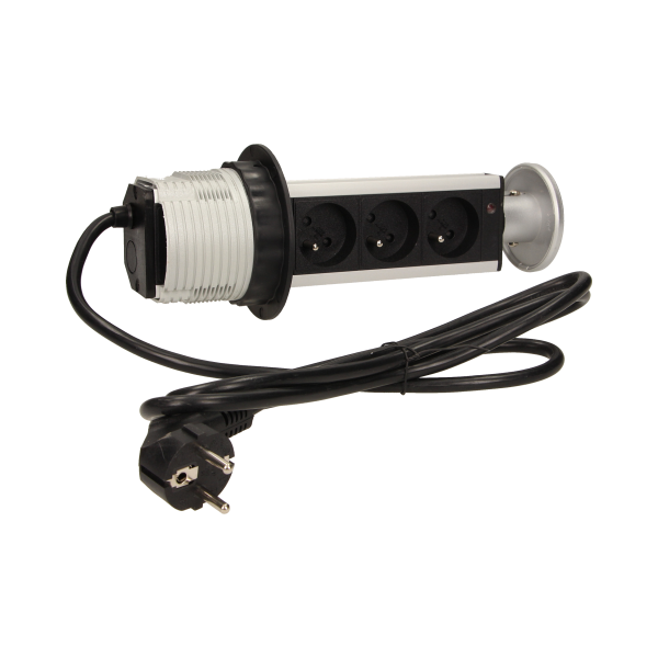 Pop up desk socket ⌀8cm with 1.8m cable