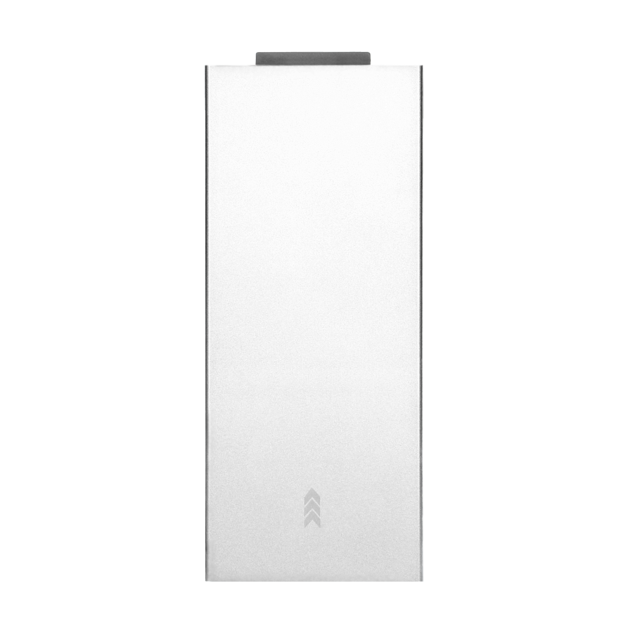 Flush-fitting furniture socket 3x2P+Z with sliding cover, silver-black