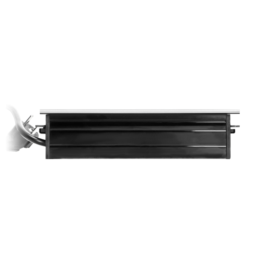 Flush-fitting furniture socket 3x2P+Z with sliding cover and 1.5m cable, silver-black