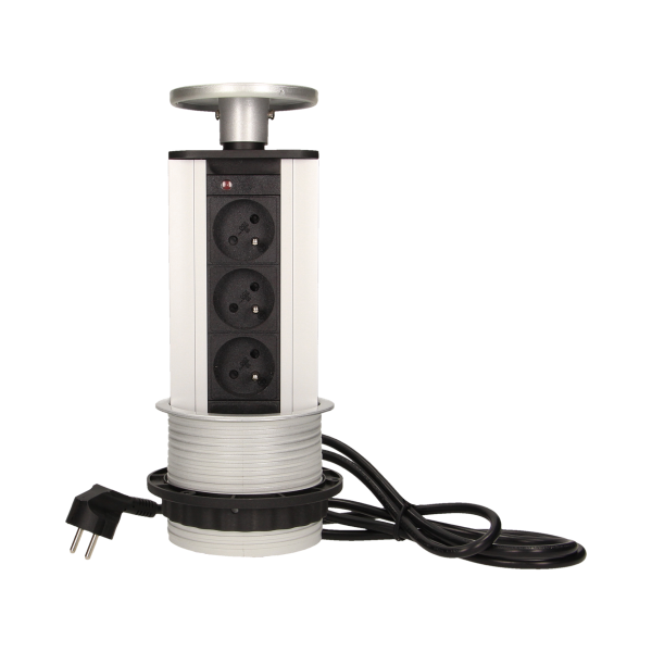 Pop up desk socket ⌀10cm with 1.8m cable