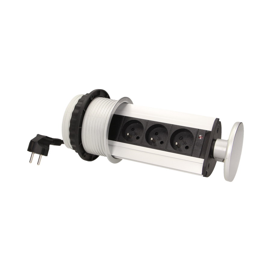 Pop up desk socket ⌀10cm with 1.8m cable