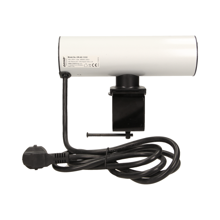 Desk socket with single clamp holder, USB charger and 1.8m cable