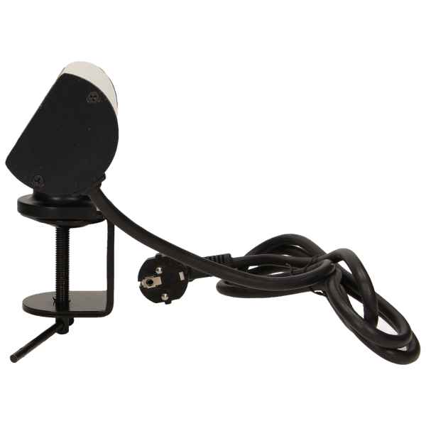 Desk socket with single clamp holder and 1.8m cable
