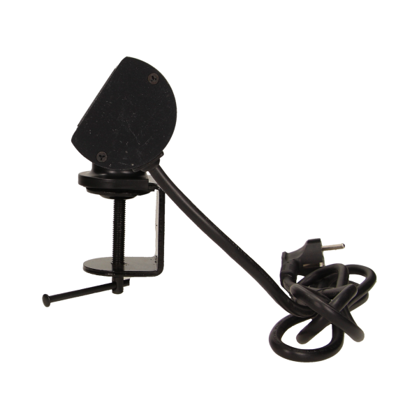 Desk socket with single clamp holder, USB charger and 1.8m cable