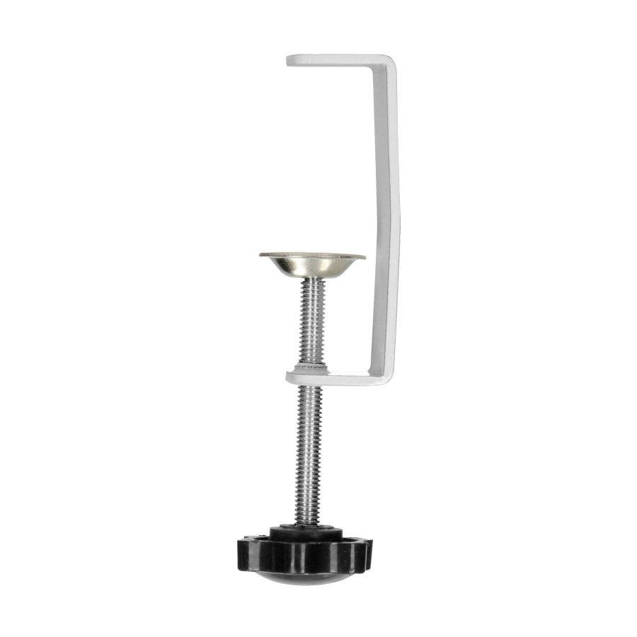 Gniazdo meblowe z uchwytem montażowym, ładowarką USB, 2 gniazda 2P+Z, 2xUSB, przewód 3x1,5mm² - 1,4m, białe