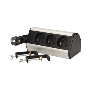 Desk socket with clamp holders and 1.8m cable