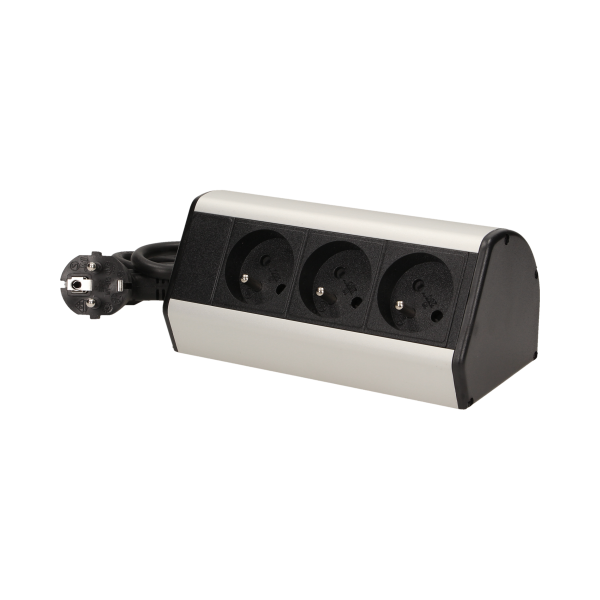 Desk socket with clamp holders and 1.8m cable