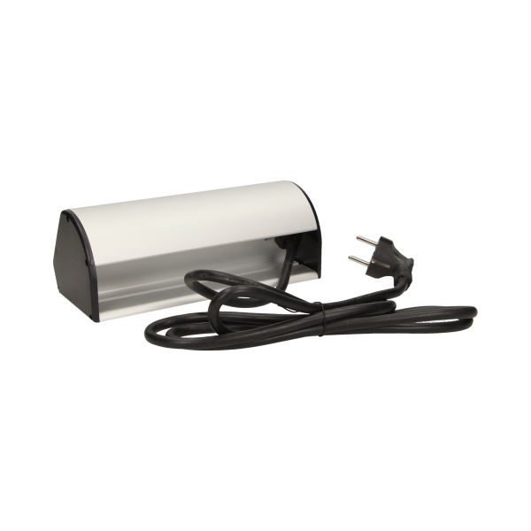 Gniazdo meblowe z zaciskami śrubowymi, ładowarką USB i przewodem 1,8m, 3x2P+Z, 2xUSB