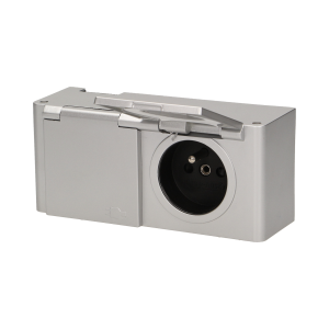 Under-cabinet hermetic electrical socket