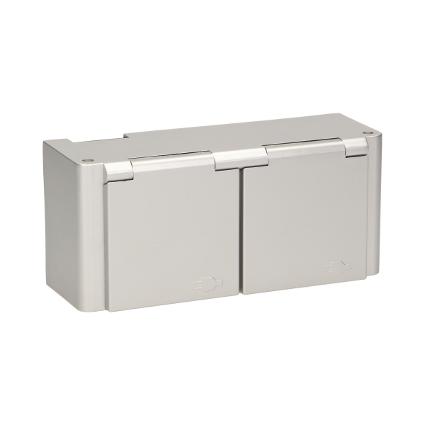 Under-cabinet hermetic electrical socket