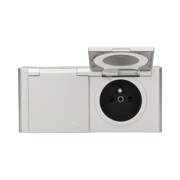 Under-cabinet hermetic electrical socket