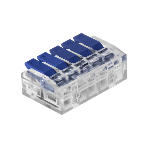 5-wire clamp splicing connector; for wire 0.75-4mm²; IEC 450V/32A, 10 pcs.