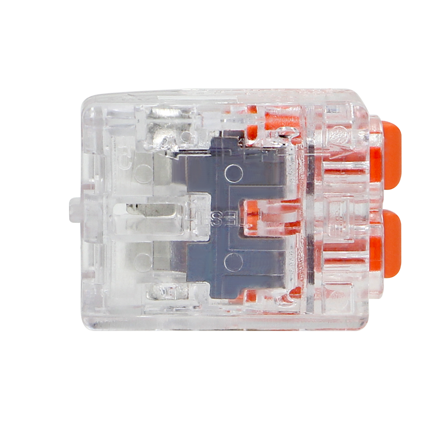 2-wire clamp splicing connector; for wire 0.2-4mm²; IEC 450V/32A