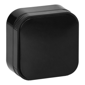 Surface-mounted three-way switch ToDo IP20, 10A, 230V AC, black, 10 pcs