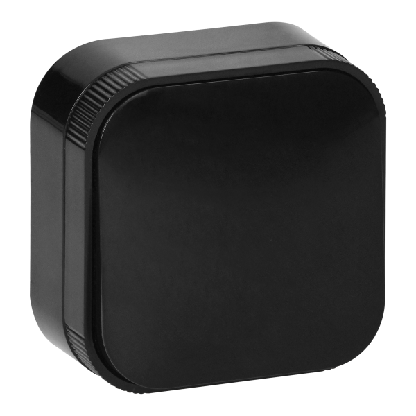 Surface-mounted three-way switch ToDo IP20, 10A, 230V AC, black