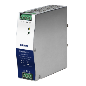 Industrial power supply for a DIN rail, 12VDC, 10A, 120W, metal housing