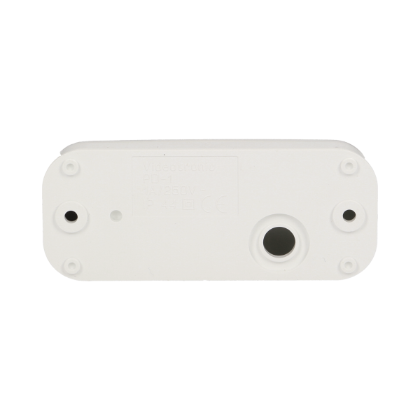 Doorbell button for wired doorbells IP44; colour: beige; backlit place for name