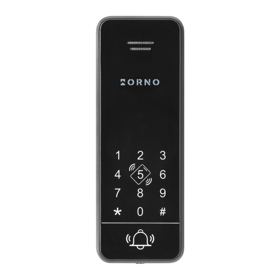 ERIN, single family audio doorphone set, 2-wire, code lock, RFID reader, white